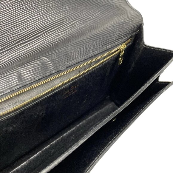 LOUIS VUITTON Pochette Sellier Dragonne Noir Epi TH0928 Leather 375-052625 - Picture 9 of 12